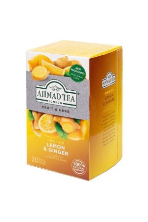 Τσάι Λεμόνι & Τζίντζερ – 20 φακελάκια αλουμινίου