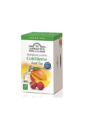 COLD BREW Πράσινο Τσάι με Μάνγκο & Λίτσι – 20 φακελάκια αλουμινίου