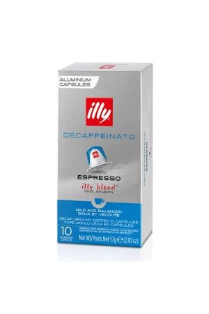 Κάψουλες Nespresso Συμβατές Illy Decaffeinato (10 τμχ)