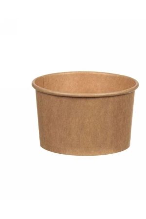 Χάρτινο Κύπελλο Παγωτού 12oz KRAFT (50τεμ)