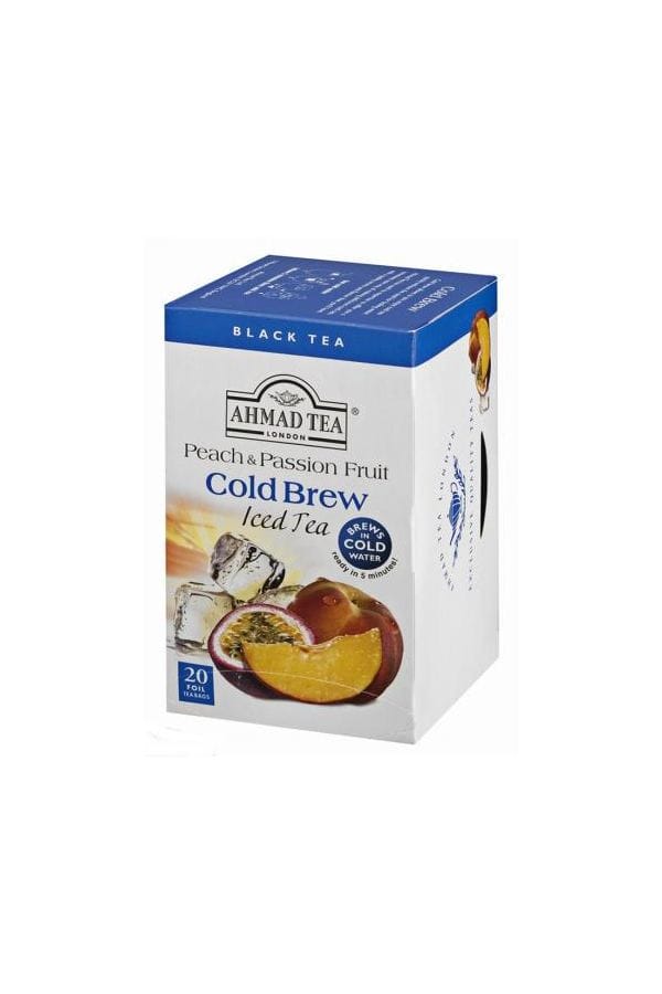 COLD BREW Μαύρο Τσάι με Ροδάκινο & Φρούτα του Πάθους – 20 φακελάκια