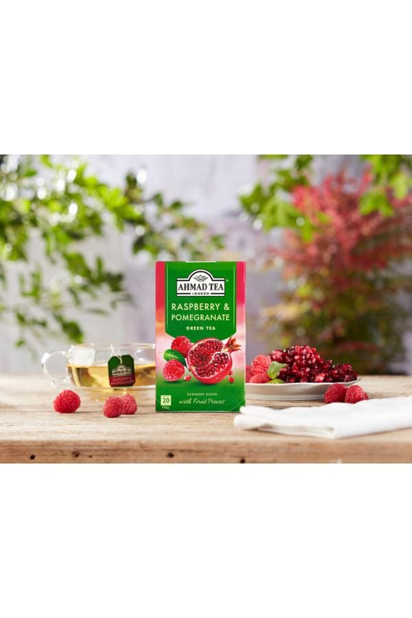 Πράσινο Τσάι με Φραμπουάζ & Ρόδι – 20 φακελάκια αλουμινίου - Image 4