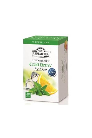 COLD BREW Πράσινο Τσάι με Λεμόνι & Μέντα – 20 φακελάκια αλουμινίου
