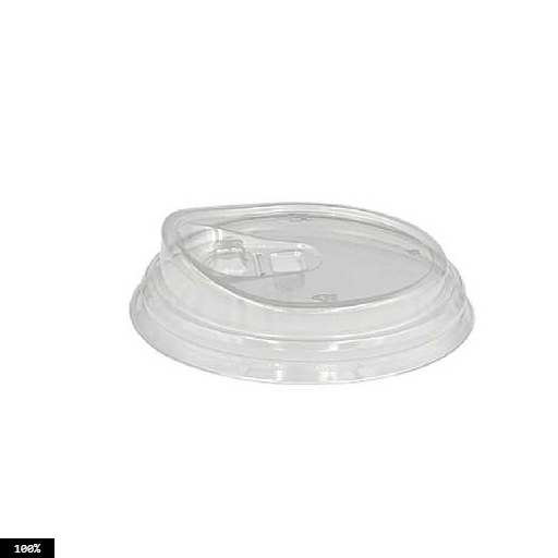 Καπάκι Flat 90mm Sip Lock για Χάρτινο Ποτήρι 14–16oz (100 τμχ)