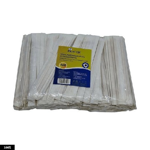 PRACTIC Αναδευτήρας Ξύλινος 14cm (500τμχ.)